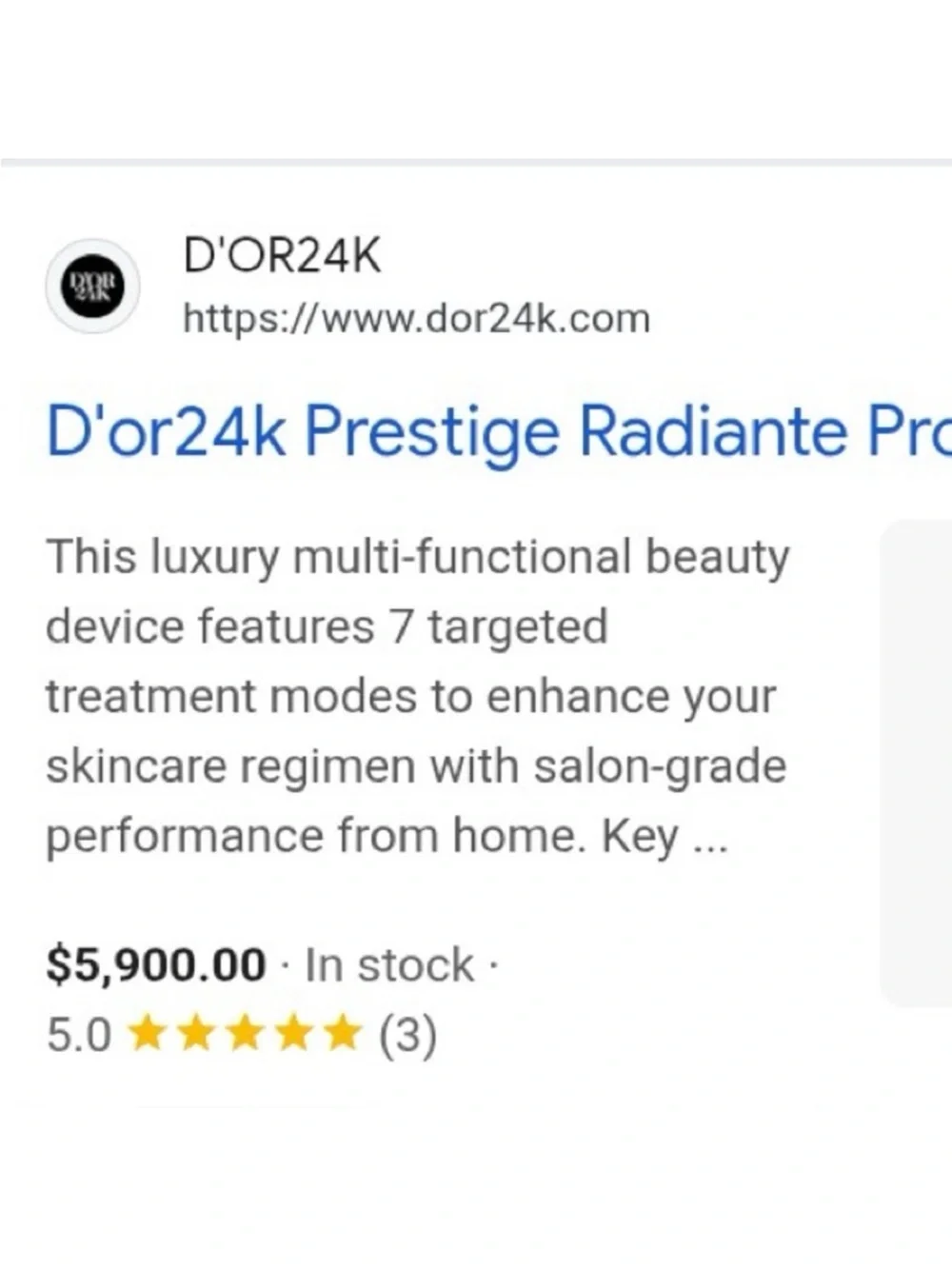 D'or24k Radiant Pro 7 White 7-in-1 Skin Rejuvenation System